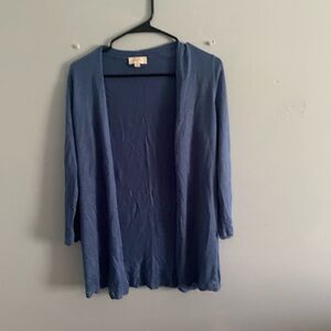 LOFT Women's Blue Cardigan Sweater